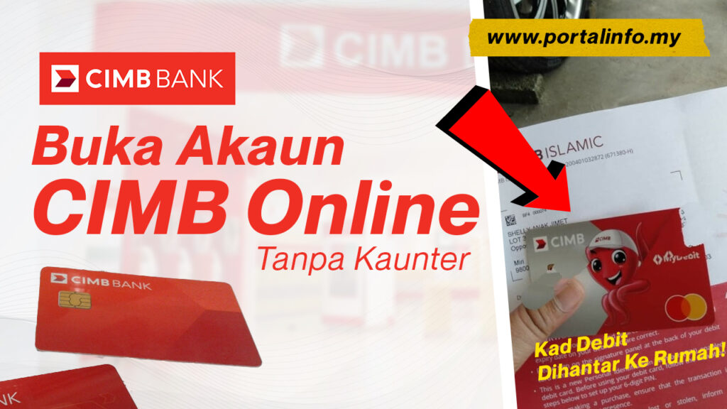 Buka Akaun Cimb Online Tanpa Kaunter Kad Debit Dihantar Ke Rumah Portal Info